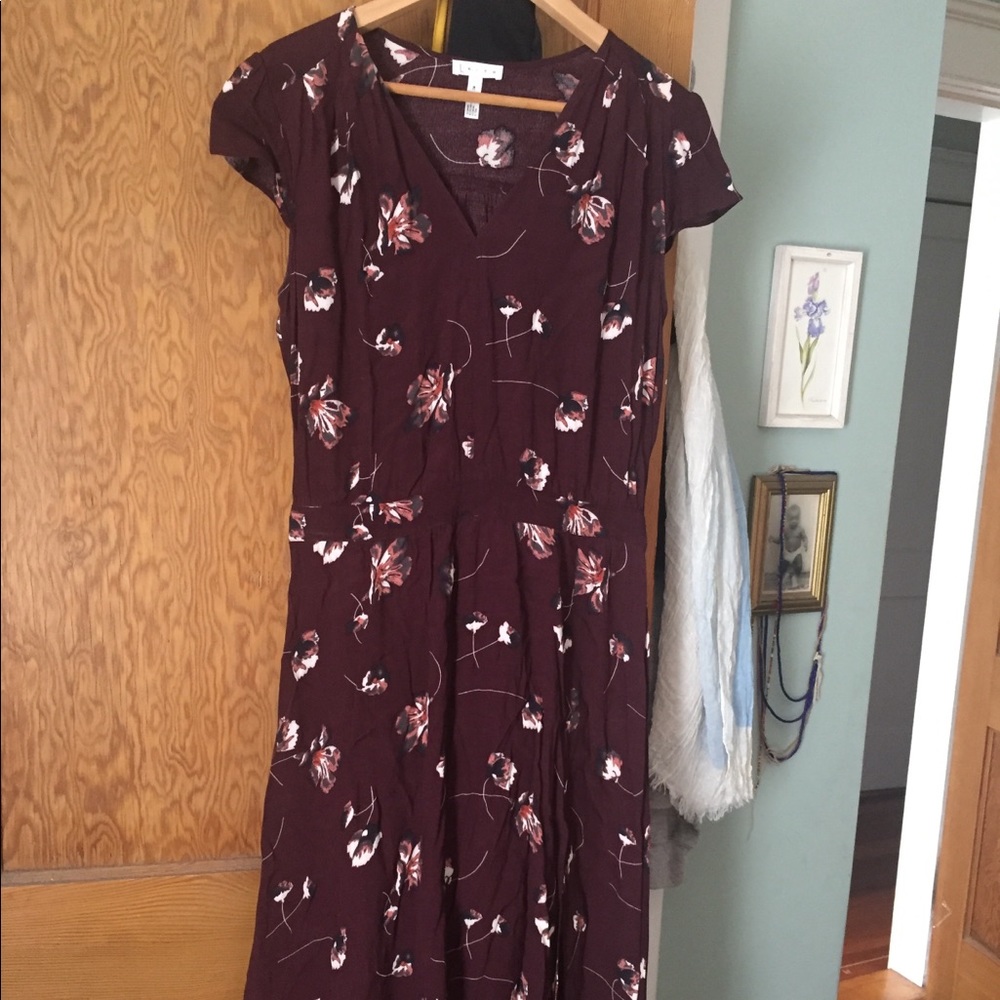 Leith (Nordstrom) drip waist dress with slit